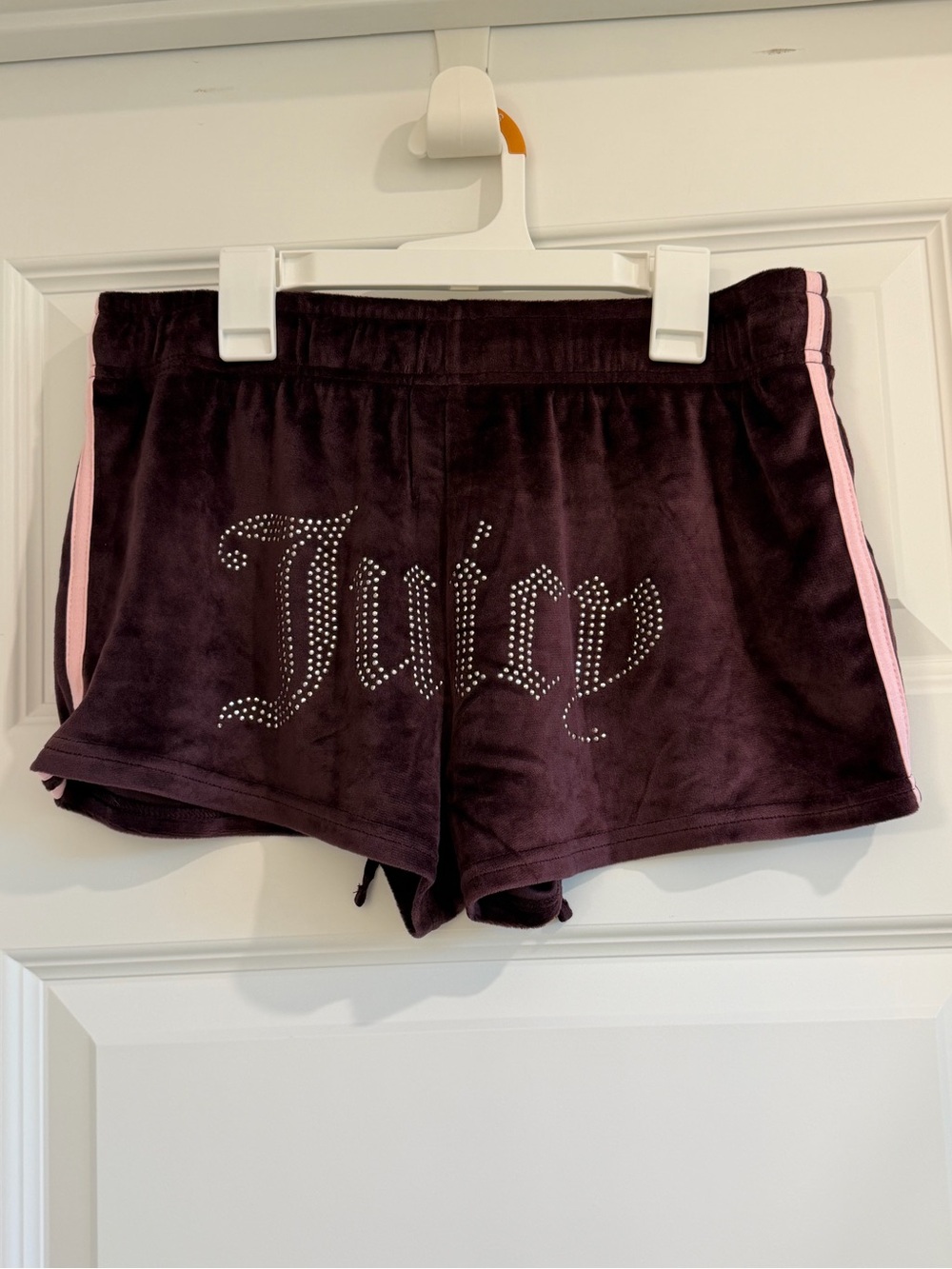 Juicy Couture Plum Velour Shorts